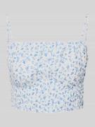 Korte top met elastische band