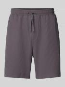 Korte broek met structuurmotief