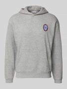 Hoodie met labelprint