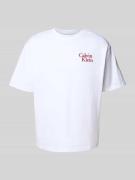 T-shirt met labelstitching