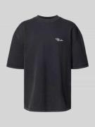 Oversized T-shirt met labelstitching