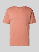 T-shirt met logostitching, model 'SUPIMA'