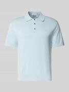 Regular fit poloshirt met logostitching, model 'SUPIMA'
