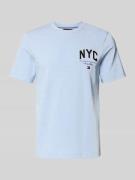 Regular fit T-shirt van puur katoen