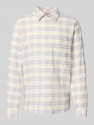 Relaxed fit vrijetijdsoverhemd van katoenmix