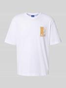 T-shirt met motiefprint, model 'Nedix'