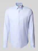 Slim fit zakelijk overhemd met knoopsluiting