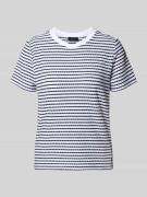 T-shirt met structuurmotief