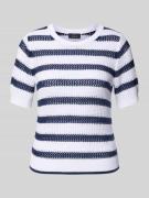 Gebreide pullover met 1/2-mouwen