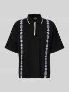 Poloshirt met korte ritssluiting