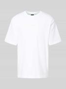 Regular fit T-shirt van puur katoen