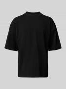 Regular fit T-shirt van katoenmix