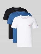 T-shirt met labelprint in een set van 3 stuks