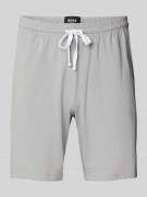 Regular fit sweatshorts van een mix van katoen en elastaan