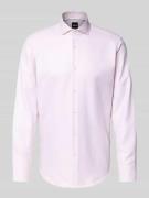 Regular fit zakelijk overhemd van puur katoen