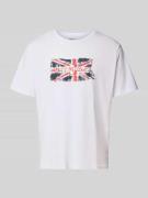 Regular fit T-shirt van puur katoen