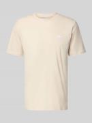 T-shirt met labelstitching