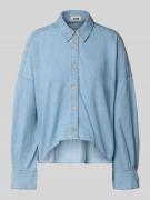 Relaxed fit jeansblouse, model 'OSHIA'