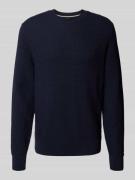 Regular fit gebreide pullover van zuiver katoen