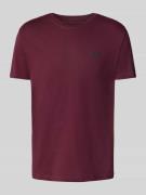 T-shirt met labelprint