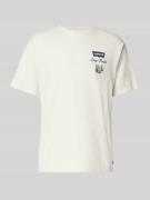 T-shirt met labelprint