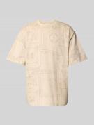 T-shirt met labelstitching