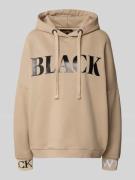 Oversized hoodie met statementprint