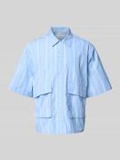 Relaxed fit vrijetijdsoverhemd met klepzakken, model 'milfed'