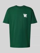 T-shirt met logoprint, model 'Ace'