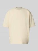 Regular fit T-shirt van katoenmix