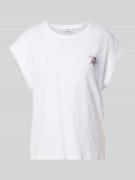 Regular fit T-shirt van puur katoen