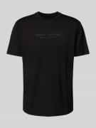T-shirt met labelprint