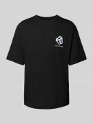 T-shirt met labelprint