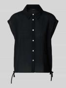 Blousetop met vetersluiting opzij, model 'Fadri'