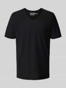 T-shirt met V-hals