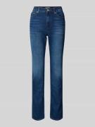 Slim fit jeans van katoenmix