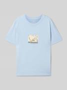 T-shirt met labelprint, model 'TAVIRA'