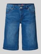 Korte jeans in used-look