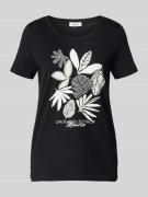 Regular fit T-shirt van puur katoen