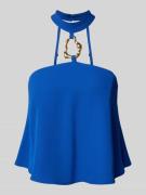 Regular fit top met applicatie