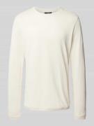 Regular fit shirt met lange mouwen en ronde hals, model 'Badi'