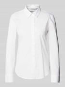 Regular fit blouse met lange mouwen van katoenmix