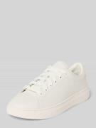 Leren sneakers met label in reliëf, model 'Kieran'