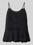 Regular fit tricottop van katoenmix, model 'MARY LIFE'