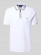 Regular fit poloshirt met ritssluiting