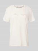 Regular fit T-shirt van puur katoen