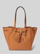 Shopper met labelapplicatie, model 'CALEBRA DRAWSTRING TOTE'