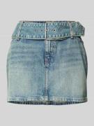 Jeansrok met riem, model 'Gamini'