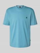 Regular fit T-shirt van gemerceriseerd katoen