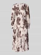 Vrijetijdsjurk met V-hals, model 'Saskia'